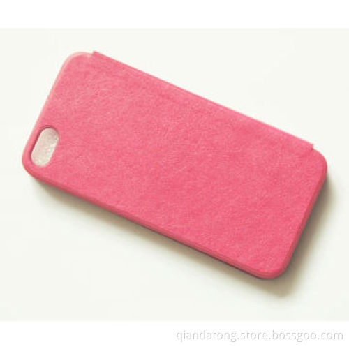 PU Leather Case for iPhone 5/5S with Window Opened, Made of PU Material